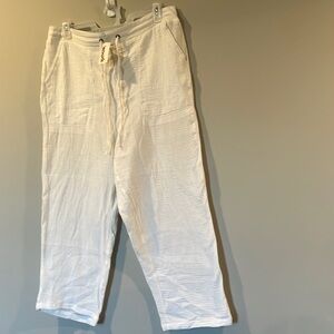 Women’s TJ Maxx 1x White Beach Pant with Pockets